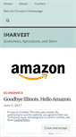 Mobile Screenshot of iharvestblog.com