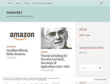 Tablet Screenshot of iharvestblog.com